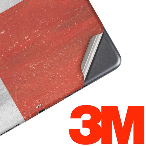 Denmark Flag Distressed iPad Skins